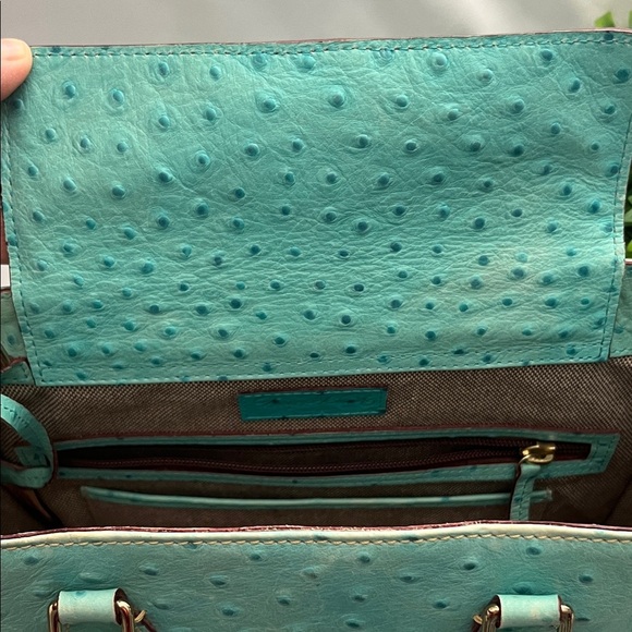 Dooney & Bourke Aqua Textured Tote - Picture 10 of 16